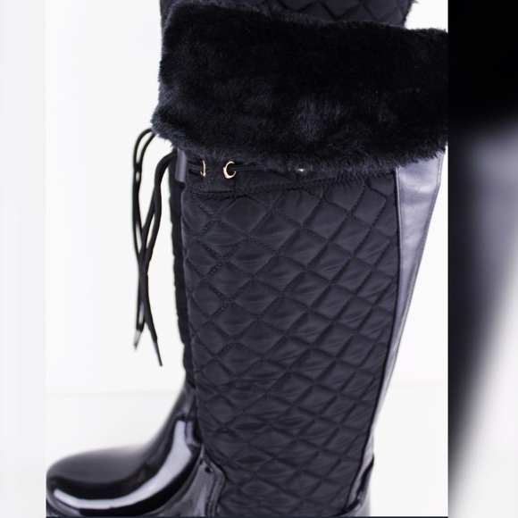 Furry Rain Boots - Picture 6 of 8